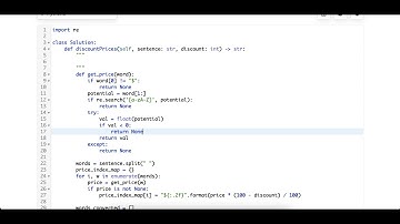 LeetCode 2288 Apply Discount to Prices