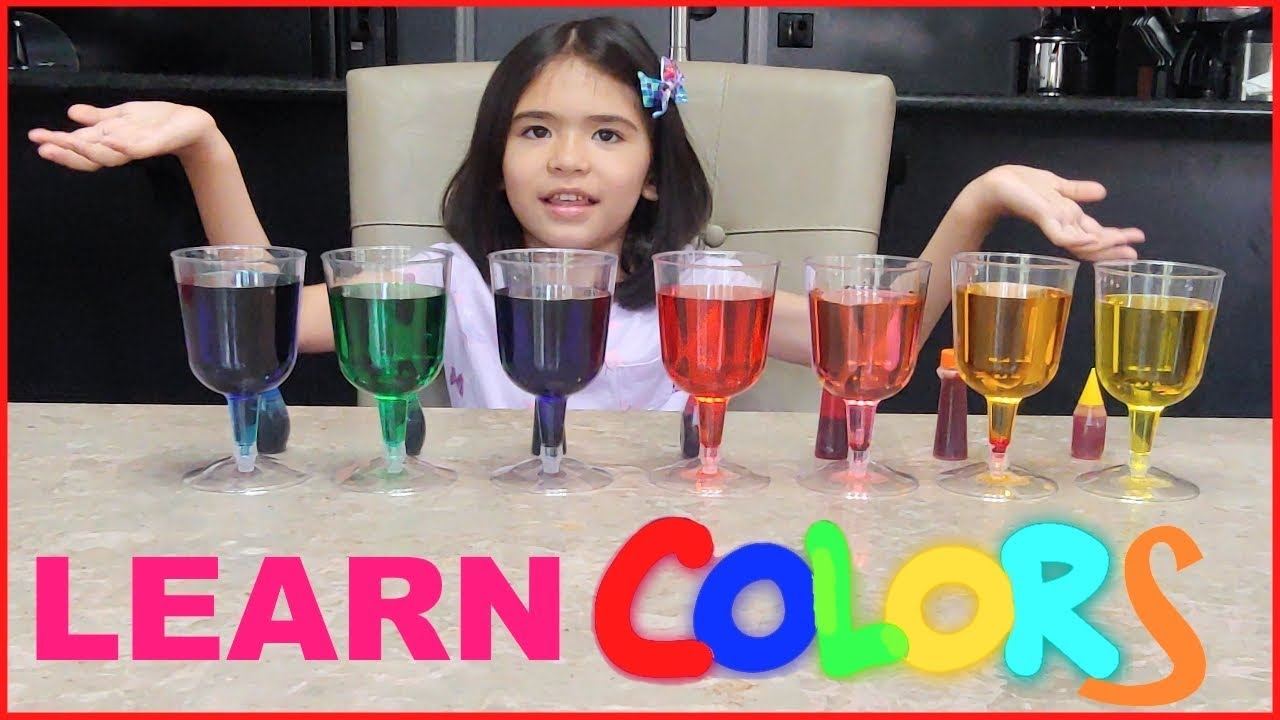 Learn Colors with Food Coloring || Educational Learning Video for ...