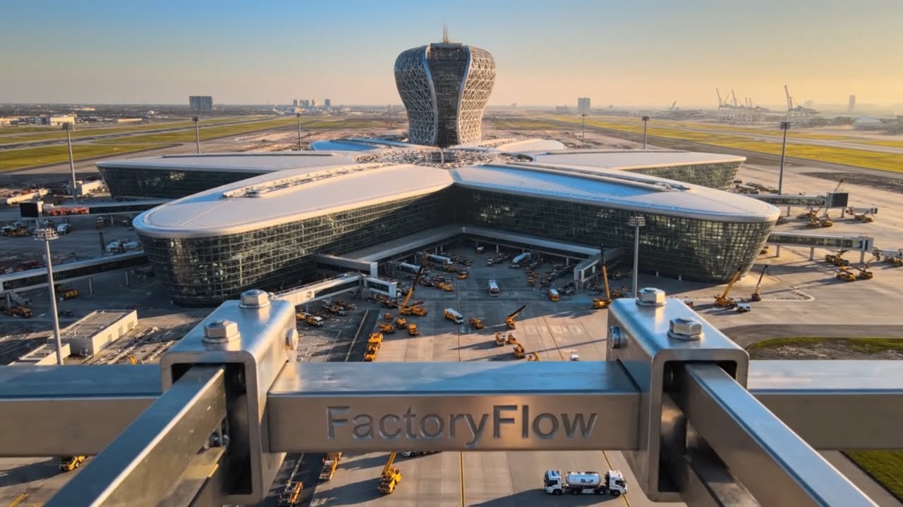 Inside China’s Mega Airport  How Beijing Daxing W