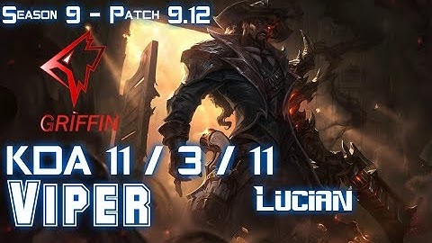 GRF Viper LUCIAN vs ASHE ADC - Patch 9.12 KR Ranked