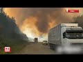 Огонь подступил к трассе. Лесной пожар под Екатеринбургом