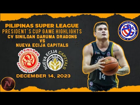 PSL HIGHLIGHTS: CV SINILOAN DARUMA DRAGONS VS NUEVA ECIJA CAPITALS ...