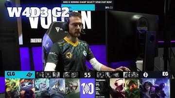 CLG vs EG | Week 4 Day 3 S12 LCS Spring 2022 | CLG vs Evil Geniuses W4D3 Full Game