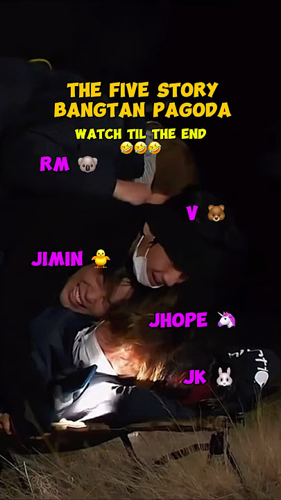 BTS Pagoda funny moments 🤣 #bts #rm #taehyung #jimin #jhope #jungkook #btsfunny