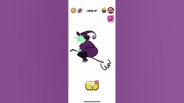 Let Leave This Witch ✏ Draw Puzzle: Tricky Brain Test | Level 87 |