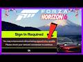 Fix Forza Horizon 6 Error Sign In Required