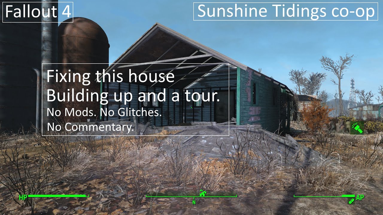 Fixing Sunshine Tidings Co Op house. Fallout 4.