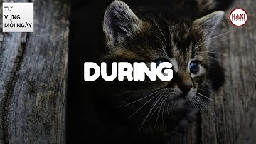 DURING | Phát âm - Giải nghĩa - Ví dụ | Từ vựng tiếng Anh
