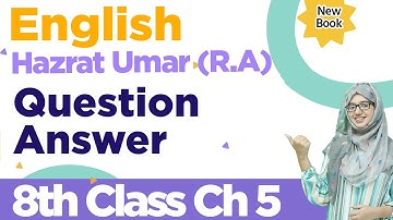 Class 8 English Chapter 5 - Question Answer - 8th Class English Chapter 5 Exercise