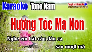 Karaoke Hương Tóc Mạ Non Tone Nữ  La Thứ  Nhạc Sống Cha Cha