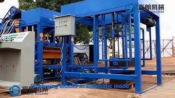 QTF4-25 automatic concrete hollow block making machine