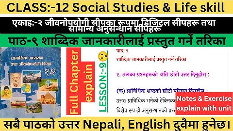 Class 12 Social Studies Unit 2 Lesson 9 Exercise Solutions | Complete Guide (English & Nepali)