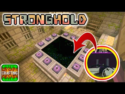 How to find the end portal (ender dragon) |Crafting and building|