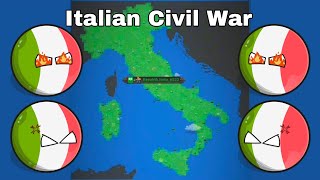 Italian Civil War - Worldbox Timelapse