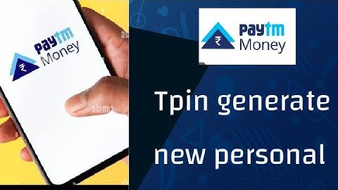 Paytm money personal tpin create kerna sikho || New tpin generate personal || 2023 tpin  self