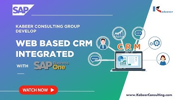 Web Based CRM Integrated with SAP B1 | #sap #sapb1 #hospitalmanagementsystem