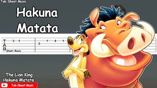 The Lion King - Hakuna Matata Guitar Tutorial