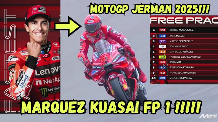 Marc Marquez Menggila 🔥  di Sachsenring! FP1 MotoGP Jerman 2025 Dikuasai ‘Baby Alien’