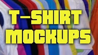 How To Create T-Shirt Mockups - Silhouette Studio Cameo 3