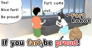 If you fart,be proud!| anime | comic | pandaphone|