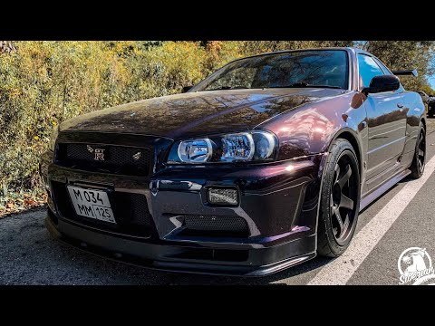 Унижающий современные спорткары старый Nissan Skyline GT-R V-SPEC