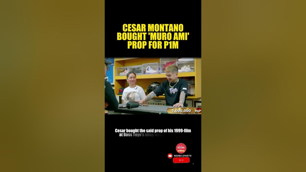 CESAR MONTANO BOUGHT 'MURO AMI' PROP FOR P1M #BOSSTOYO #CesarMontano #muroami #pinoypawnstar