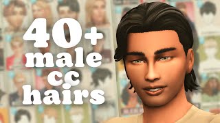 The Sims 4 Male Hairs CC Haul   CC List