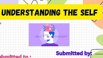 B.ED PPT  of Understanding the self sem 4 B.ED #gndu #video #education #yt #file