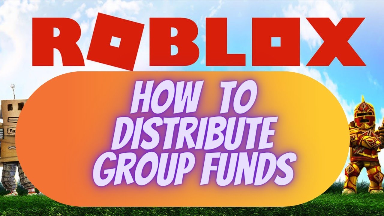 how to distribute robux in a group