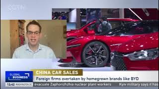China Car Sales: China outselling foreign car manufacturers
