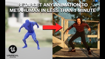UE5 Tutorial: Retarget any animation to Metahuman in less than a minute in Unreal Engine 5.4