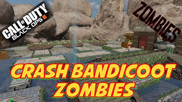 Crash Bandicoot Zombies: Zombies Custom Map (Call of Duty Black Ops 3 Highlights and Funny Moments)