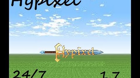Server Review - Hypixel Mini Game Server 1.7.4 and 24/7
