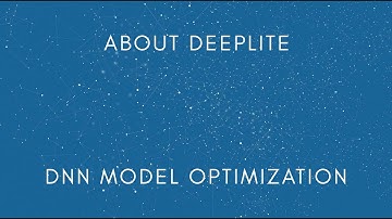 About Deeplite deep learning model optimization