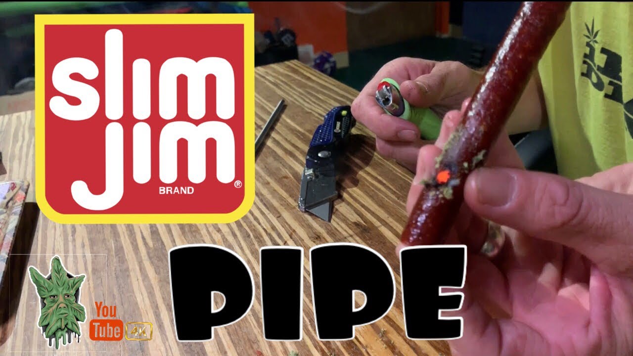 Weedman Workshop How to Make a Pipe out of a Slimm Jim