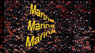 Video thumbnail of "Gipsy Kings marina ( lyrics spanish+english)"