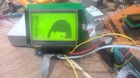 SCREEN ROTATION IN GLCD(JHD12864E) USING ATMEGA32