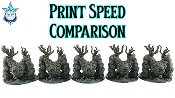 Printing Speed Comparison - Creality CR-10