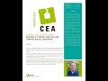 WEBINAR CEA:  METABOLIC PATHWAY ANALYSIS AND DYNAMIC MODEL DERIVATION