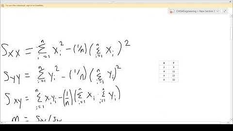 Linear Regression: Completion by Hand, Graphing to determine with  Excel, and using LINEST Function