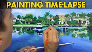 Painting of boat on the water by ehullquist 1,507 views 10 years ago 2 minutes, 24 seconds