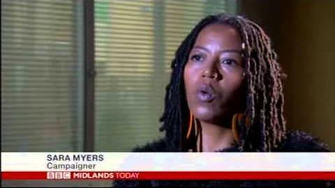 Birmingham: Campaigner - Sara Myers gathering an p...