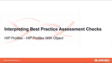 HIP Profiles with Object - Interpreting BPA Checks - Objects