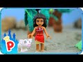 ♥ Lego Princess Moana gets Stranded on a Desert Island ♥