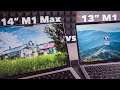 M1 MAX vs M1 MacBook Pro COMPARISON! | First Impressions and Quirks.. Worth Upgrading?