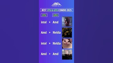 🔥 Best CPU & GPU Combo 2025 | Intel + Nvidia vs AMD + AMD 👀💻