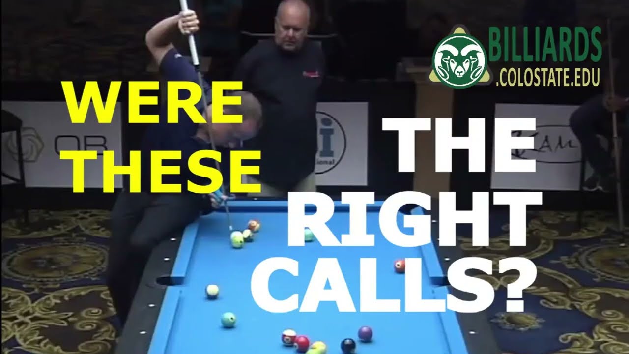 BAD CALLS in Pool FOULS that Weren't Called YouTube