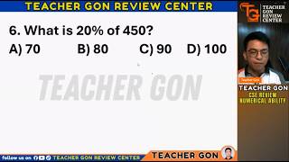 PERCENTAGE TRICK - Civil Service Exam Review by Teacher Gon Review Center