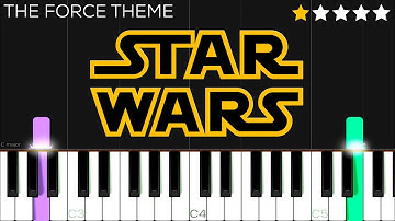 Star Wars - The Force Theme | EASY Piano Tutorial