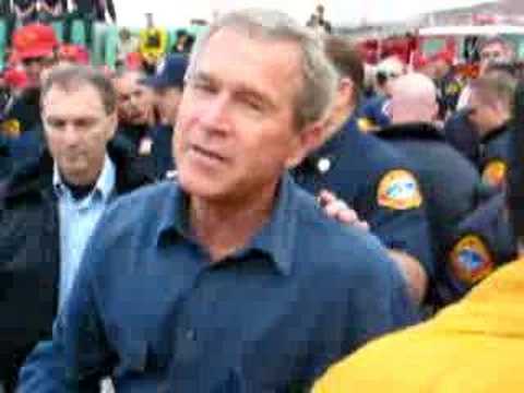 George Bush meets Colby 'Cojak' Barr